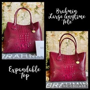 🌺 NWOT GORGEOUS🌺 *WISTERIA*🌺MELBOURNE BRAHMIN LARGE ANYTIME TOTE